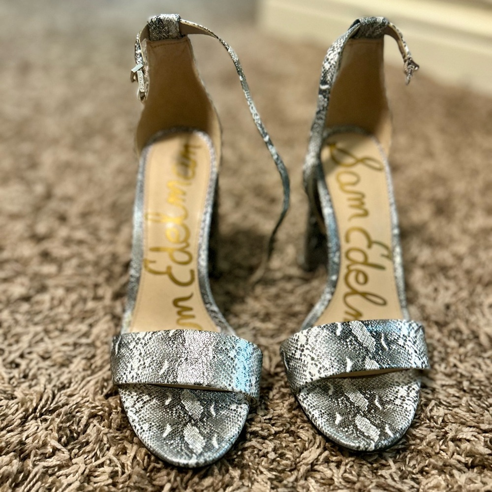 Sam Edelman Snakeskin Heels